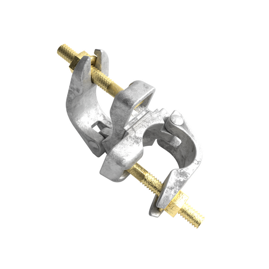 Swivel scaffolding coupler clamp