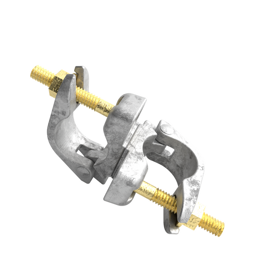 Right angle scaffolding coupler clamp